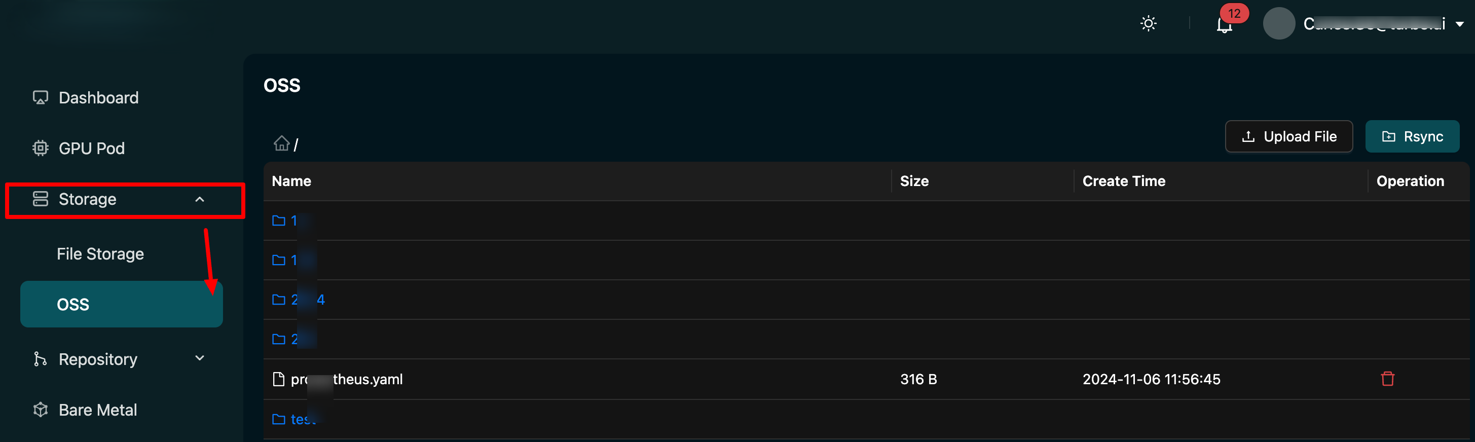 AccessOSSStorage