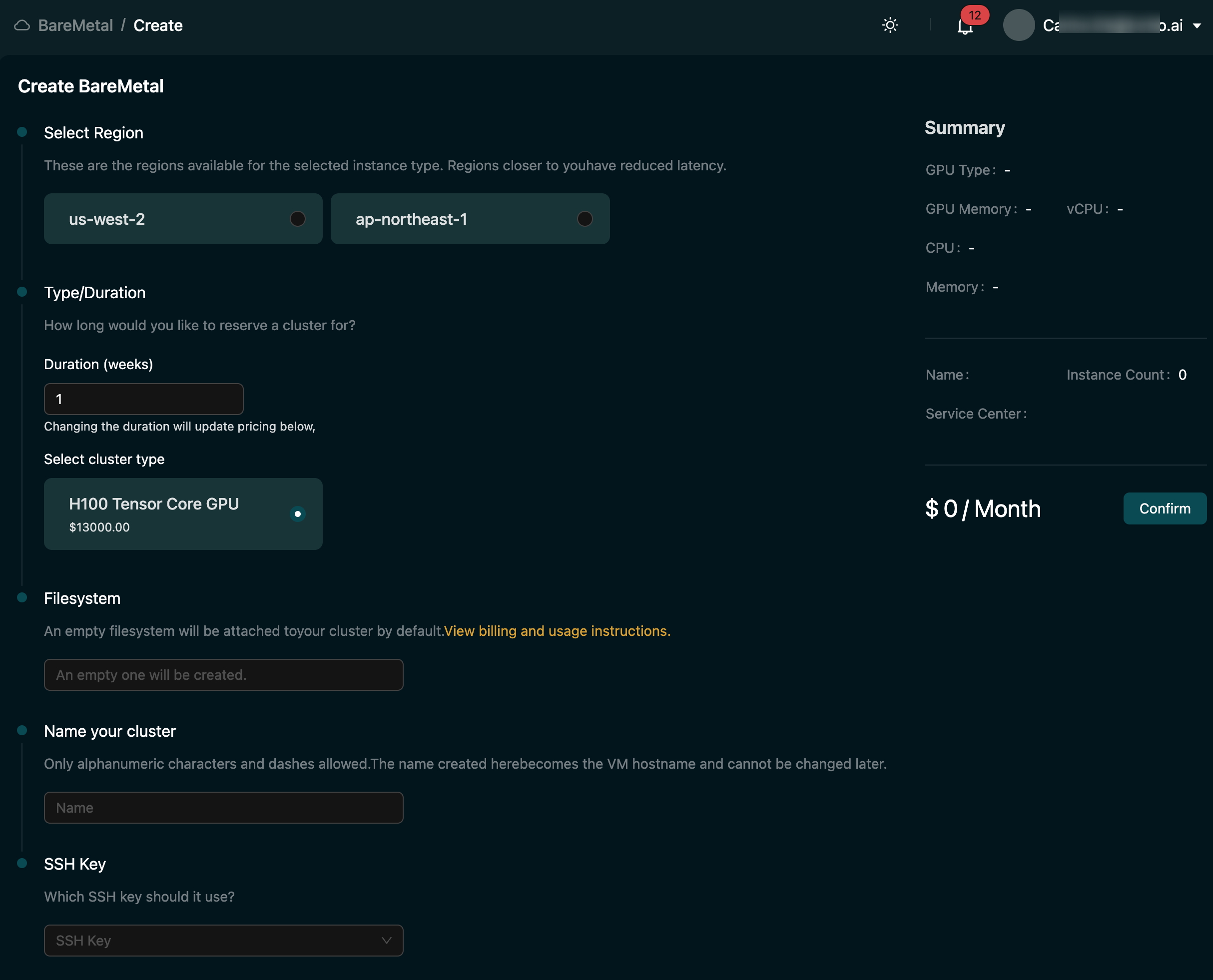 Configuring Instance Details