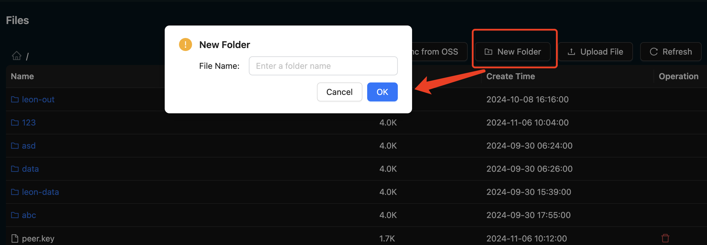 CreateNewFolder