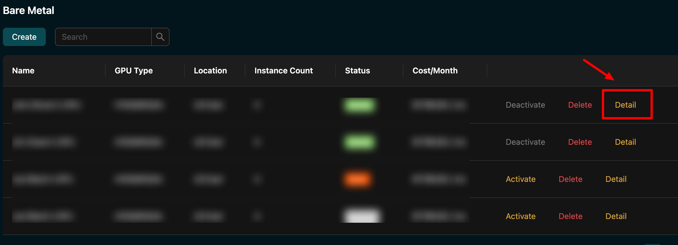 Managing Instance Status